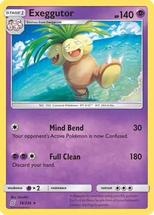 Exeggutor 74/236 - SM Unified Minds Reverse Holofoil