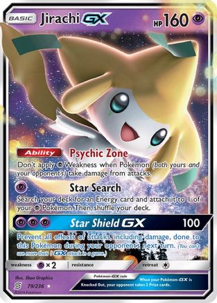 Jirachi GX 79/236 - SM Unified Minds Holofoil