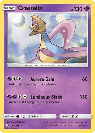 Cresselia 87/236 - SM Unified Minds Reverse Holofoil