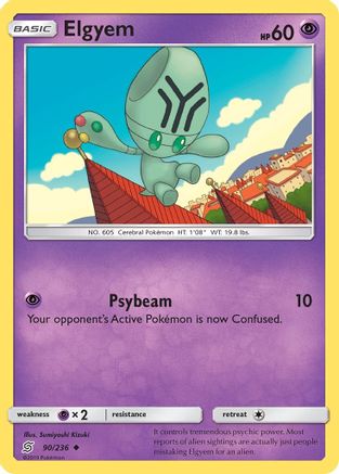 Elgyem 90/236 - SM Unified Minds Reverse Holofoil