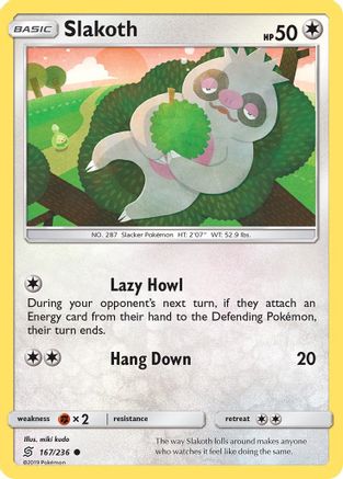 Slakoth (167) 167/236 - SM Unified Minds