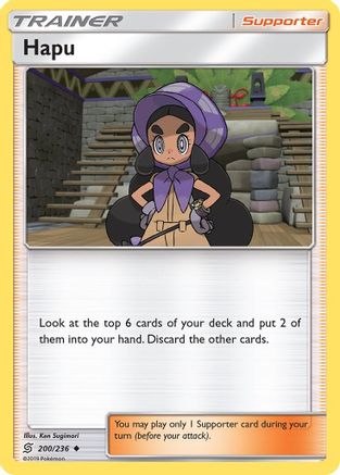 Hapu 200/236 - SM Unified Minds Reverse Holofoil