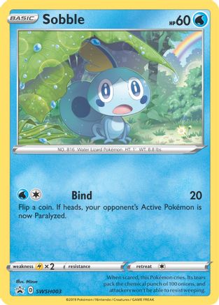 Sobble - SWSH003 SWSH003/307 - SWSH Sword & Shield Promo Cards Holofoil