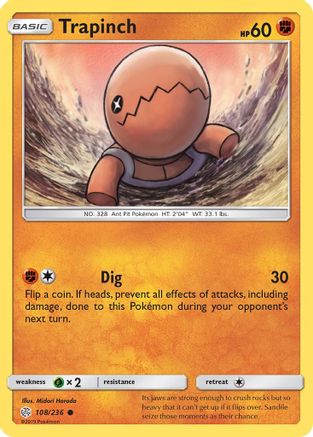 Trapinch - 108/236 108/236 - SM Cosmic Eclipse