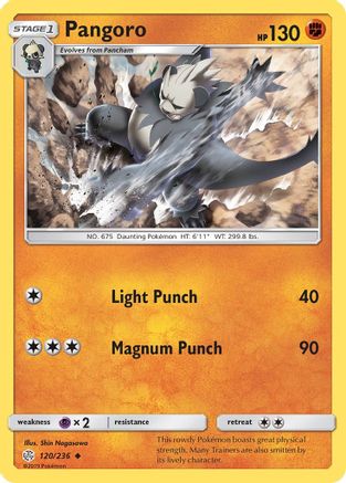 Pangoro 120/236 - SM Cosmic Eclipse