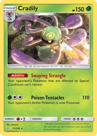 Cradily 11/236 - SM Cosmic Eclipse
