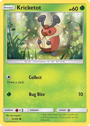 Kricketot 13/236 - SM Cosmic Eclipse