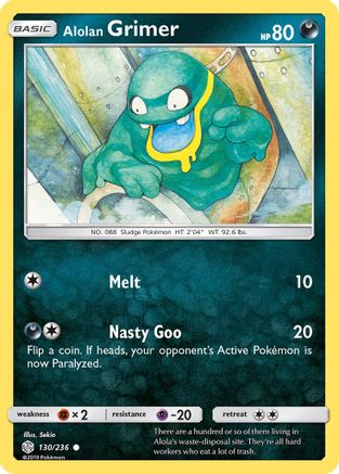 Alolan Grimer 130/236 - SM Cosmic Eclipse