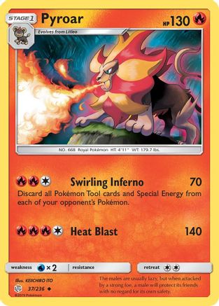 Pyroar 37/236 - SM Cosmic Eclipse