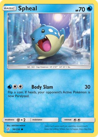 Spheal - 50/236 50/236 - SM Cosmic Eclipse