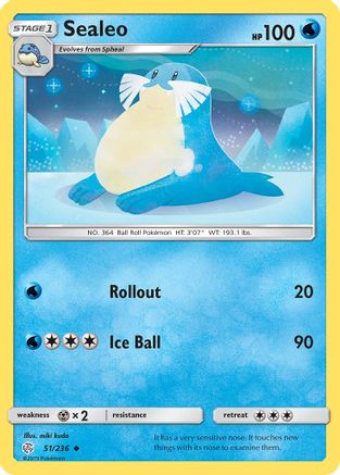 Sealeo 51/236 - SM Cosmic Eclipse Reverse Holofoil