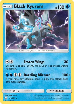 Black Kyurem 61/236 - SM Cosmic Eclipse Reverse Holofoil