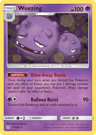 Weezing 77/236 - SM Cosmic Eclipse