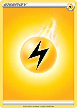 Lightning Energy - SWSH01 Sword & Shield Base Set Reverse Holofoil