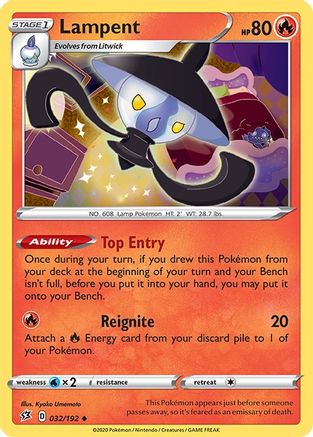 Lampent 32/192 - SWSH02 Rebel Clash