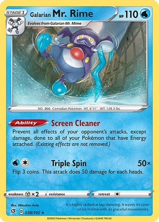 Galarian Mr. Rime 38/192 - SWSH02 Rebel Clash