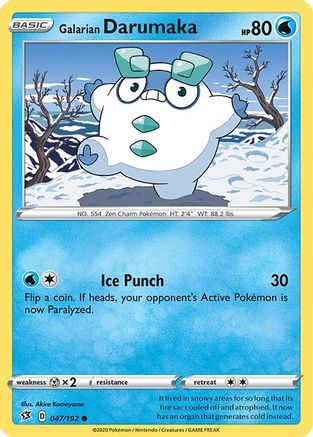 Galarian Darumaka 47/192 - SWSH02 Rebel Clash