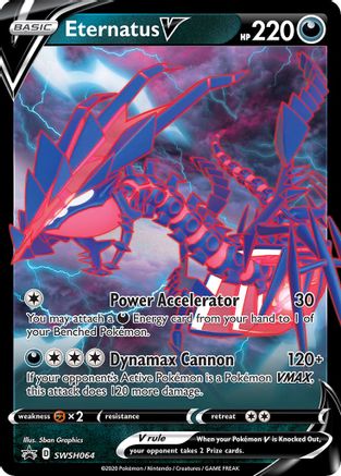 Eternatus V - SWSH064 SWSH064/307 - SWSH Sword & Shield Promo Cards Holofoil