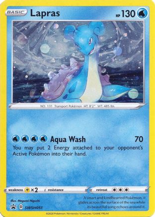 Lapras - SWSH051 SWSH051/307 - SWSH Sword & Shield Promo Cards Holofoil