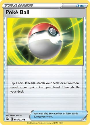 Poke Ball 59/73 - Champions Path Reverse Holofoil