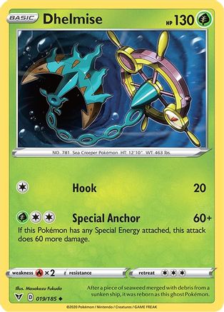 Dhelmise 19/185 - SWSH04 Vivid Voltage