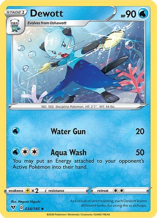 Dewott 34/185 - SWSH04 Vivid Voltage