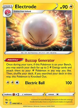 Electrode 46/185 - SWSH04 Vivid Voltage Holofoil