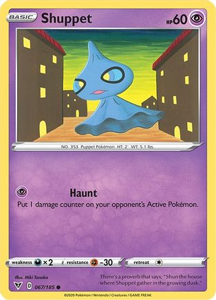 Shuppet 67/185 - SWSH04 Vivid Voltage