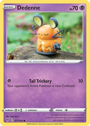 Dedenne 77/185 - SWSH04 Vivid Voltage Reverse Holofoil