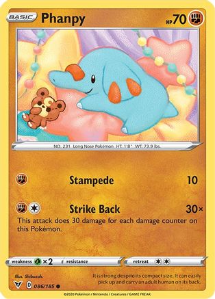 Phanpy 86/185 - SWSH04 Vivid Voltage Reverse Holofoil