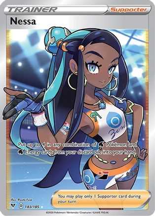 Nessa (Full Art) 183/185 - SWSH04 Vivid Voltage Holofoil