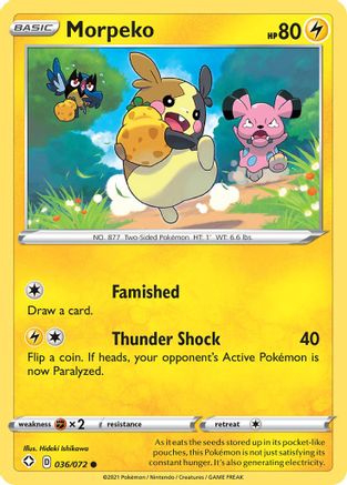 Morpeko (036) 36/72 - Shining Fates Reverse Holofoil