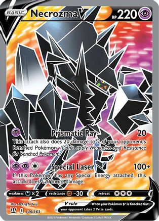 Necrozma V (Full Art) 149/163 - SWSH05 Battle Styles Holofoil