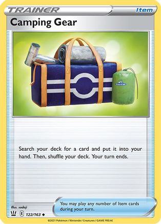 Camping Gear 122/163 - SWSH05 Battle Styles Reverse Holofoil