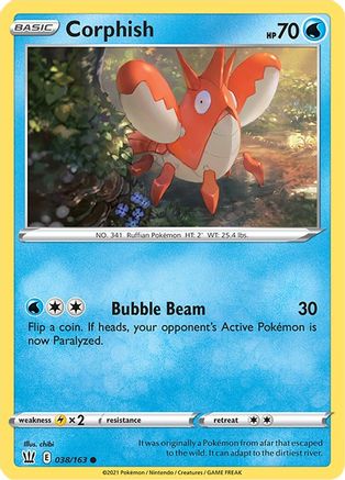 Corphish 38/163 - SWSH05 Battle Styles