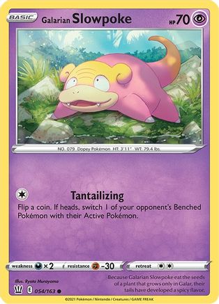 Galarian Slowpoke 54/163 - SWSH05 Battle Styles Reverse Holofoil