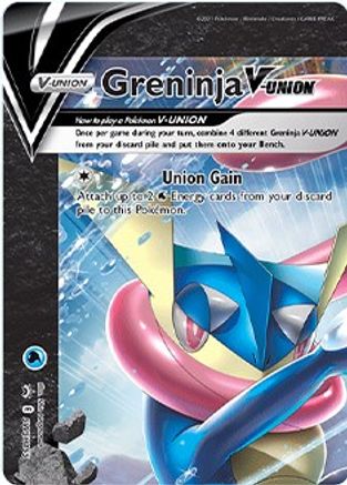 Greninja V-UNION - SWSH155 SWSH155/307 - SWSH Sword & Shield Promo Cards Holofoil