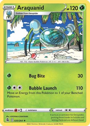 Araquanid 20/264 - SWSH08 Fusion Strike
