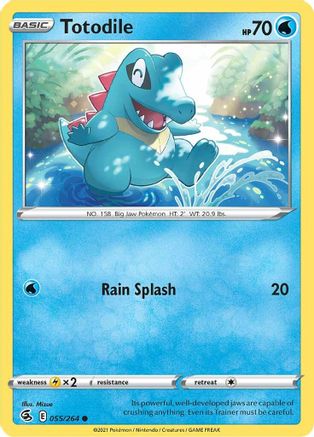 Totodile 55/264 - SWSH08 Fusion Strike