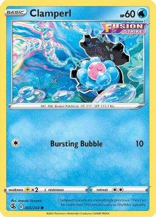 Clamperl 65/264 - SWSH08 Fusion Strike