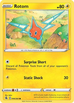 Rotom 94/264 - SWSH08 Fusion Strike Reverse Holofoil