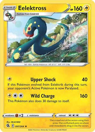 Eelektross 97/264 - SWSH08 Fusion Strike Reverse Holofoil