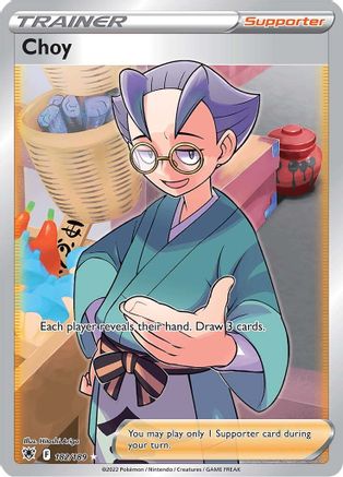 Choy (Full Art) 182/189 - SWSH10 Astral Radiance Holofoil