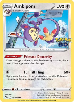 Ambipom 57/78 - Pokemon GO