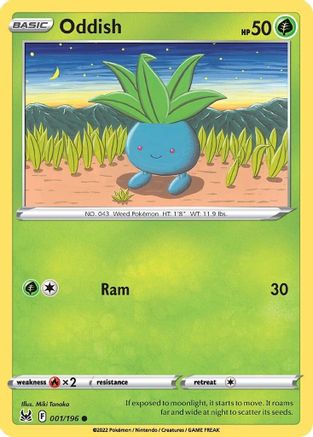 Oddish 1/196 - SWSH11 Lost Origin