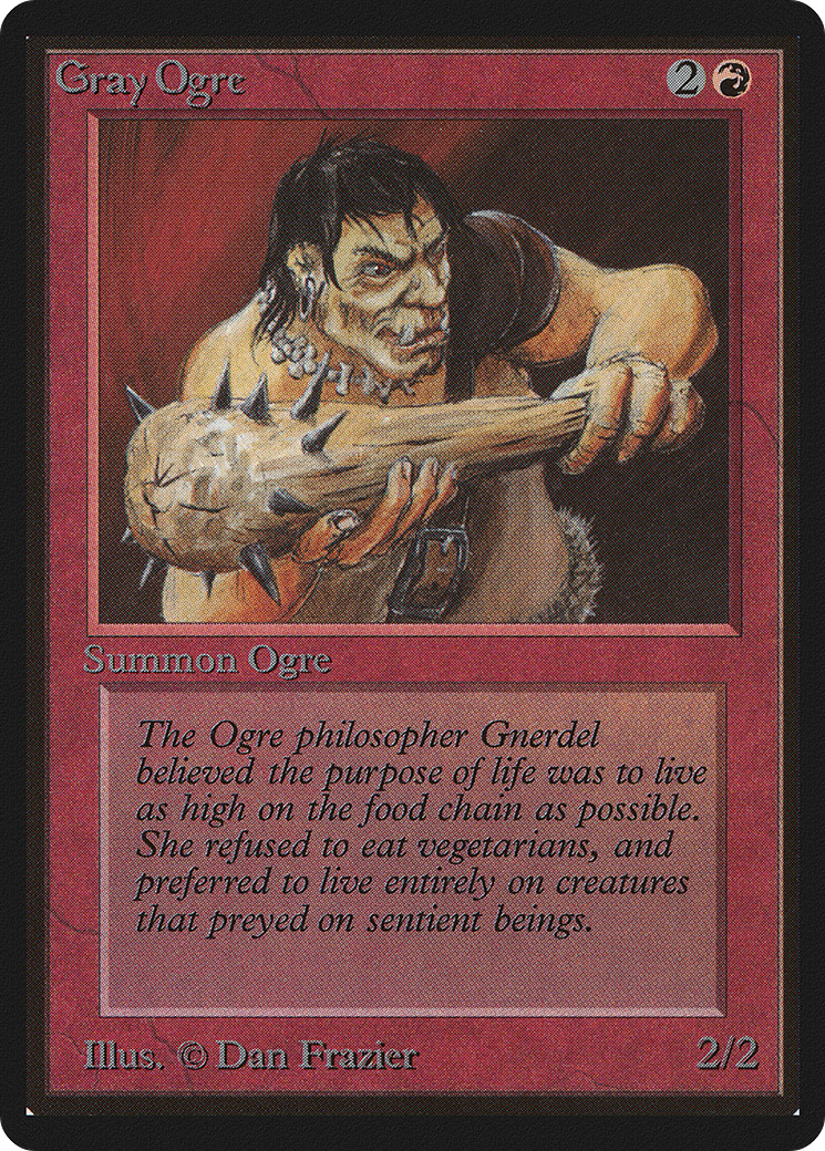 Gray Ogre (LEB-157) - Limited Edition Beta