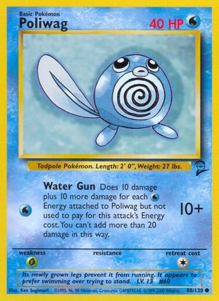Poliwag 88/130 - Base Set 2