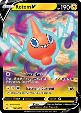 Rotom V - SWSH257 SWSH257/307 - SWSH Sword & Shield Promo Cards Holofoil