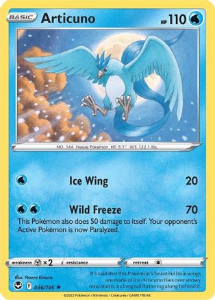 Articuno 36/195 - SWSH12 Silver Tempest Reverse Holofoil