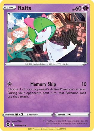 Ralts 67/195 - SWSH12 Silver Tempest